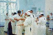 Ilya Repin The Surgeon Evgueni Vasilievich Pavlov in the Operating Theater painting